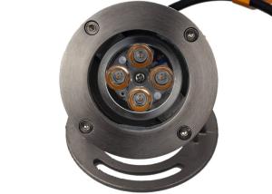 China 4 Watt 12V LED Underwater Spotlight Grade 304 Stainless Steel Housings wholesale