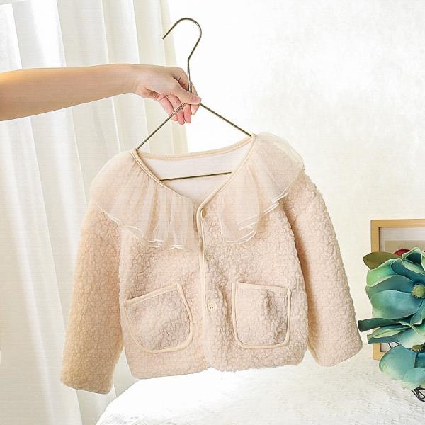 120CM Autumn Lamb Children'S Plus Size 20KG Girl Winter Coats Wool And Cashmere