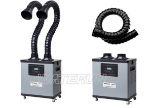 China 200W Intelligent Solder Smoke Extractor Portable Two Flexible Arm wholesale