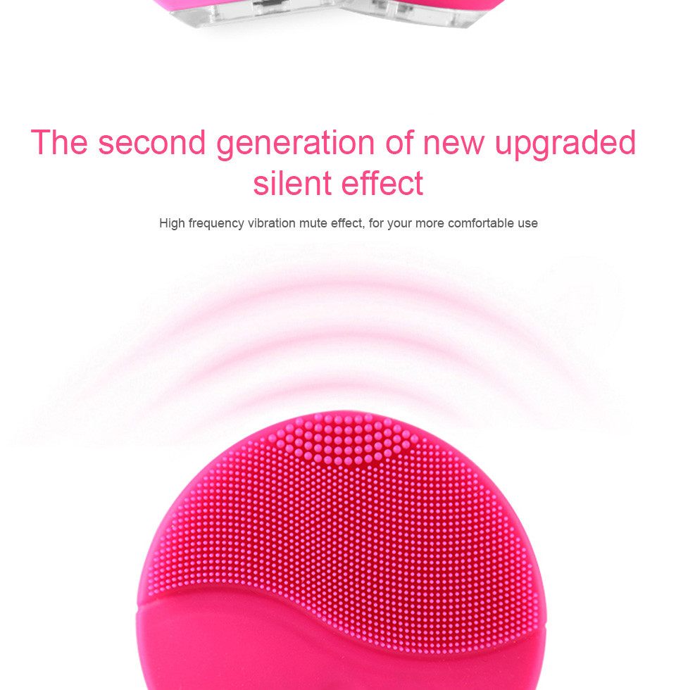 FOREO LUNA mini 2 Facial Cleansing Brush, Gentle Exfoliation and Sonic Cleansing for All Skin Types