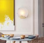 Luxury Alabaster Bedroom Bedside Wall Lamp Creative Staircase Aisle Art
