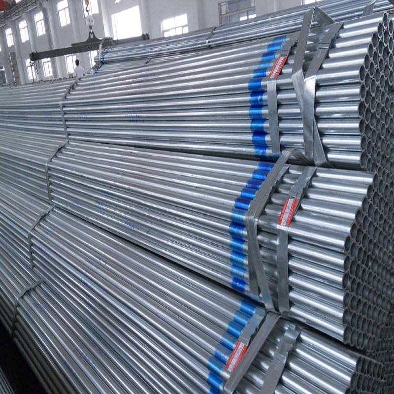 ISO9001 Q195 Q345 Material Galvanized Steel Pipe Hot Dipped For Construction