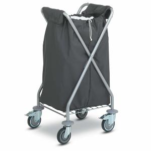 China Folding Laundry Hotel Luggage Dolly / OEM Chrome Hotel Luggage Carrier wholesale