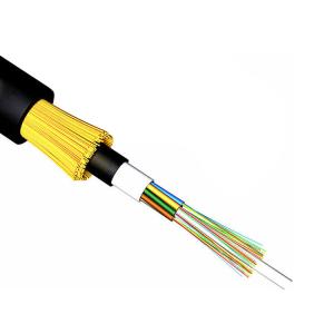 China Waterproof 12 24 Core G652 ADSS Overhead Fiber Optic Cable wholesale