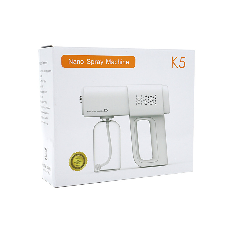 Nano Spray Machine Disinfection Spray Gun Spray Distance 1-1.5 Meters Use 4 Hours