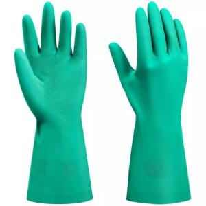 China Wholesale industrial nitrile foam coating nylon spandex slippery sand working gloves wholesale