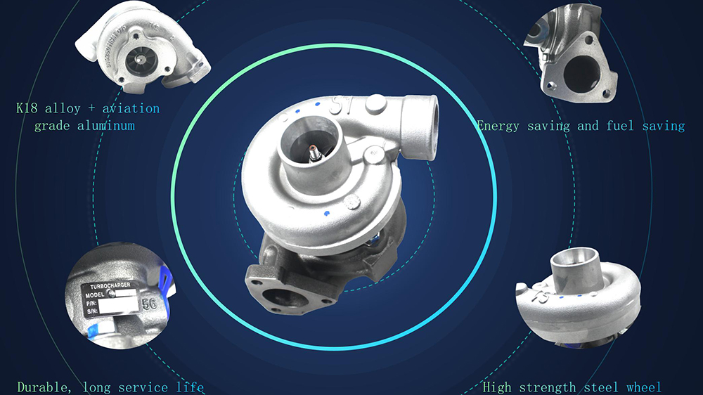 0428-1437kz Turbocharger for DEUTZ Year 1989-1994 Engine Models BF4L1011 2.71L 2732cc