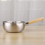 Non Stick Japanese Sauce Pan Stainless Steel Restaurants Soup Cooking Pot With