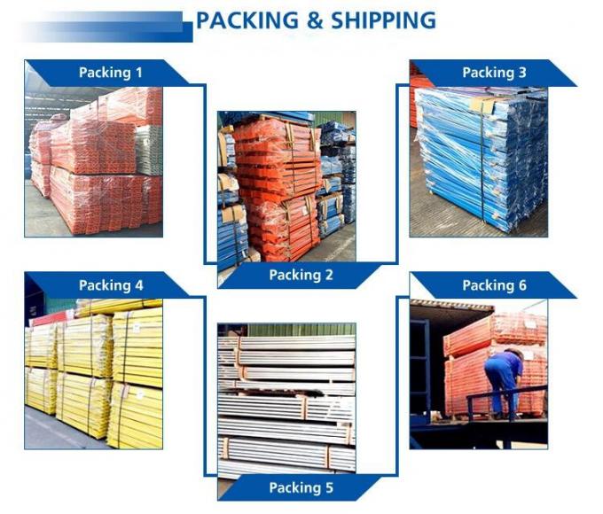 Heavy Duty Metal Cold Storage Pallet Rack Customized Color For Warehouse