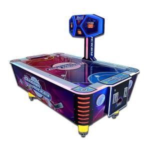 China Theme Park Air Hockey Arcade Machine With Metal / Wood / Plastic Material wholesale
