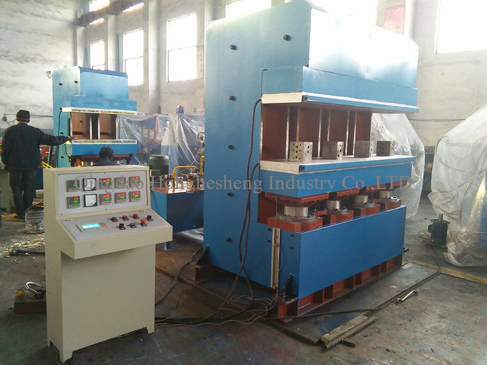 Jaw Type Vulcanizing Press / C Type Hot Press Machine / Rubber Track Hot Molding Hydraulic Machine