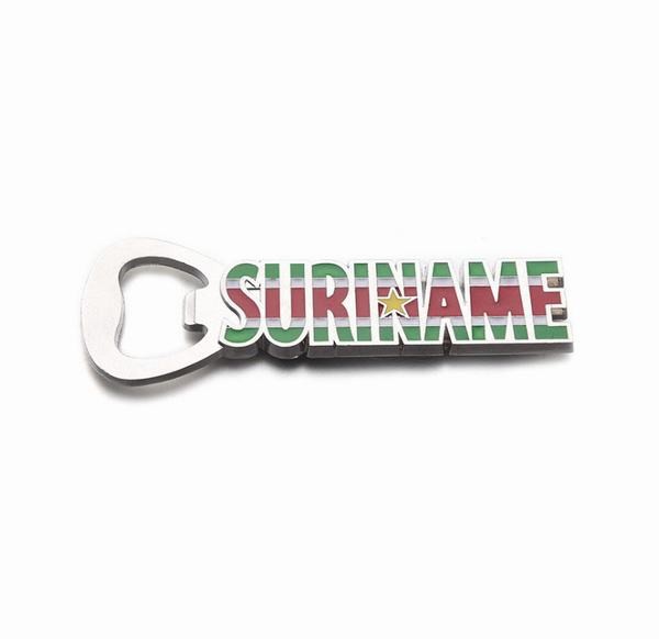 Custom Beer Company Brand Promotion Gift Tourism Die Casting With Color Painting Fridge Magnet Bottle Opener