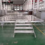 Aluminum Adjustable Portable 4x4 Acrylic Outdoor Music Stage