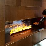 500mm Water Steam Fireplace Fake Wood Burning Three-Dimensional Flame