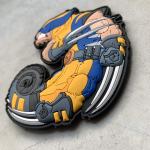 PVC Custom Embroidered Patches 4 Inch Wearproof