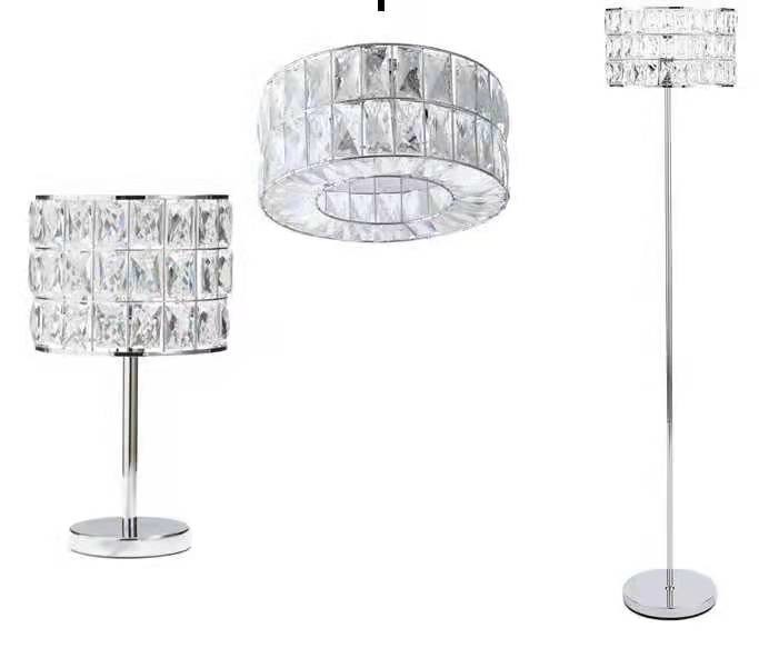 E26 E27 E12 E14 Socket Crystal Bead Table Lamp For Hotel