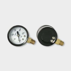 China 40mm Utility Pressure Gauge 250 Bar Steel Case Hydronic Manometer wholesale