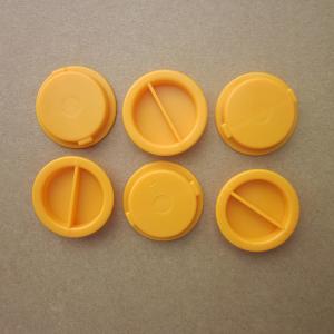 China Piggy bank , money bank diameter 3.5 cm ABS or HIPS lid toy parts for money bank wholesale