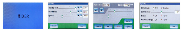 Lab Mixer Adopts Frequency - Adapter To Adjust Speed With The Advanced Touch Screen Control