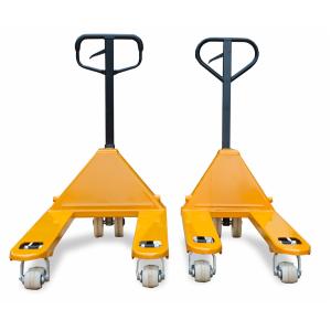 China Lifting 80mm 195mm Manual Material Handling Pallet Trucks wholesale
