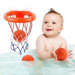 Bathtub Basketball Hoop for Toddlers Kids Boys and Girls 4 Soft Balls Set