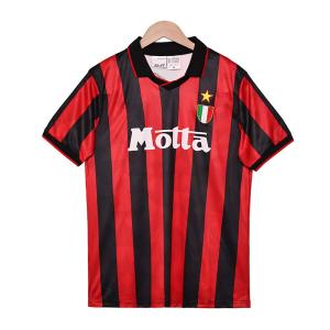 China ​​1993-1994 AC Milan Home Retro Football Jerseys Classic Customization​ wholesale