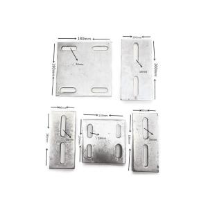 China 180mm Embedded Parts In Concrete Galvanized Iron Carbon Steel Sheet Metal wholesale