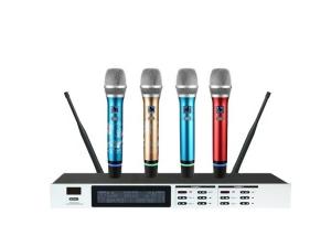 China Silver Ktv Wireless Microphone System wholesale