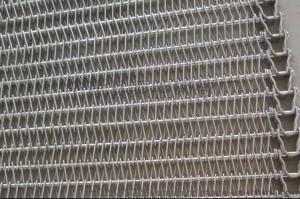 China Seafood Freezer 304 316 Stainless Steel Spiral Mesh Belt wholesale