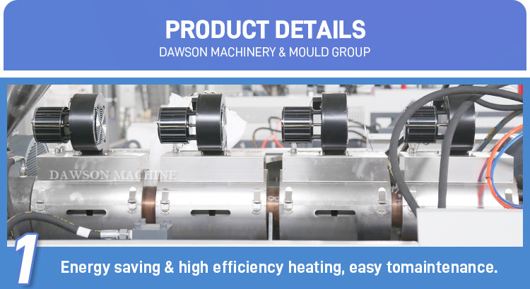High Productivity Extrusion Moulding Machine For 2-5L Laundry Detergent Bottle HDPE LDPE PP