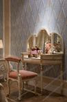 Princess Style French White Girls Dressing Table Chair kids dressing table 601-1