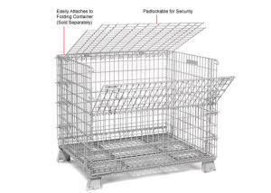 China Multi Function Mesh Storage Cage Metal Cage Bins Strong Reinforced Design wholesale