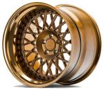 Vossen Style 3 Piece Forged Wheels 20inch Polished Bronze For Luxury Car Rims