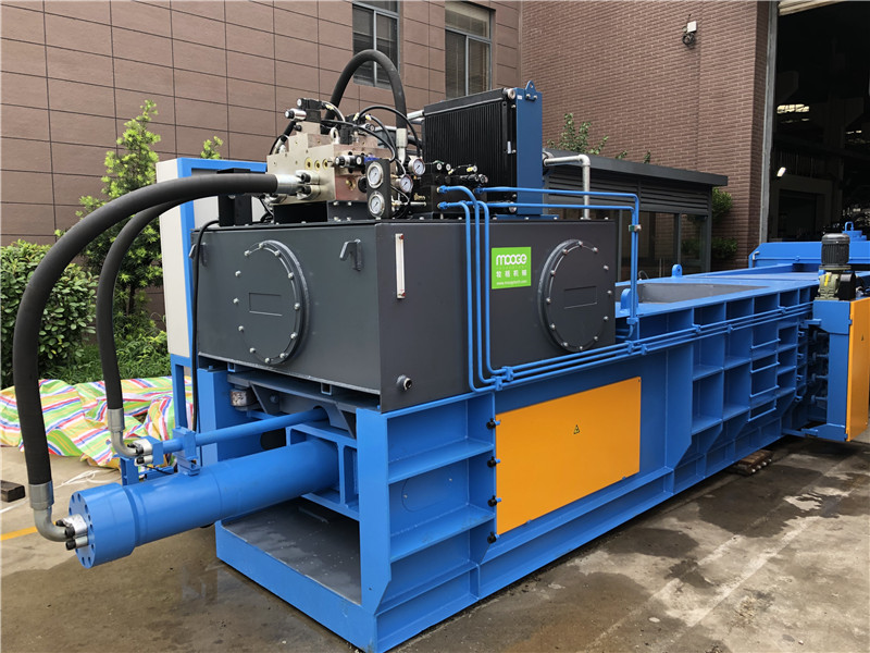 Plastic Horizontal Waste Straw Baler Compactor Machine