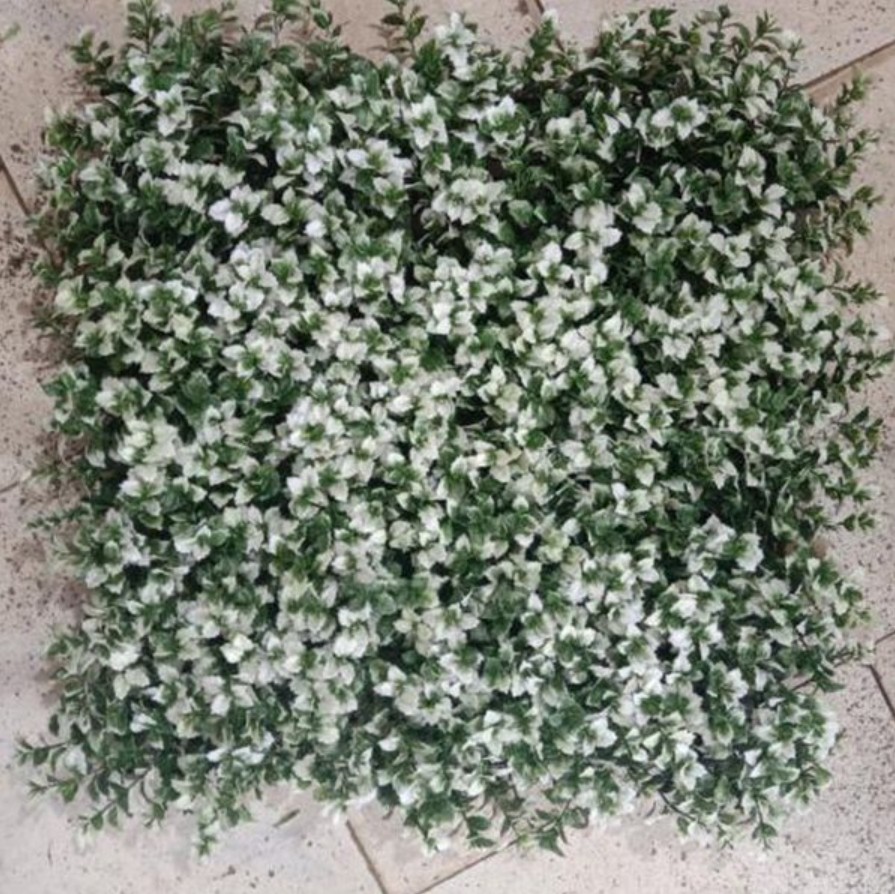 50cm*50cm Fake Green Grass Wall Size Customizable PE