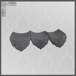 China Japan Unglazed Plain Clay Roof Tiles Buddhist Temple Old Clay Tiles wholesale