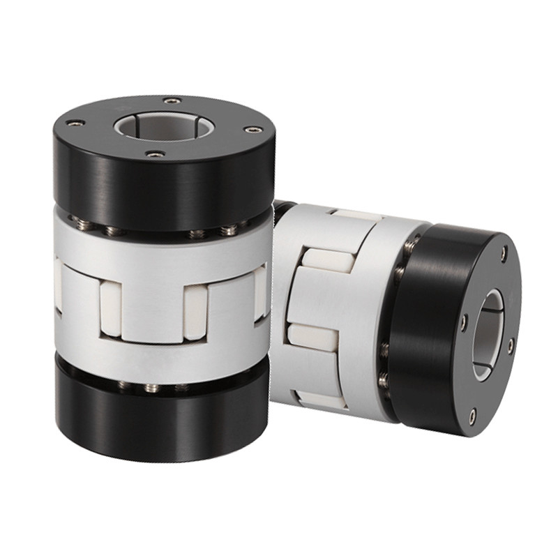 Jaw Type Flexible Shaft Coupling SS Screw Positioning Couplings Machined Metal Parts