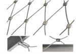 SS304 Diamond Hole Shape Woven Helideck Safety Net for delideck