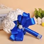 Wholesale Bride Hand Flowers bridal bouquet foam rose artificial flower bouquet