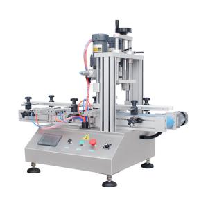 China Pneumatic Tabletop Automatic Bottle Capping Machine For Plastic Bottle Jar wholesale