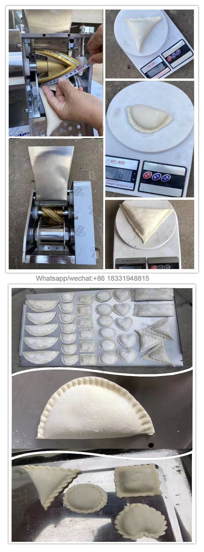 Automatic dumpling machine Food Machinery Food Dumpling Machine is simple, efficient and fast