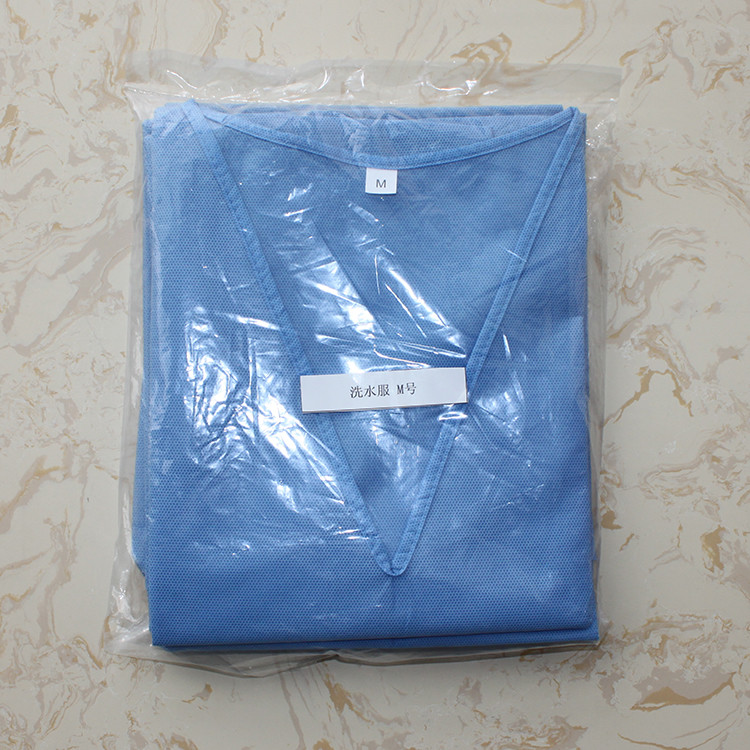 50gsm Blue Disposable Hospital Surgical Scrubs S/M/L/XL/XXL/XXXL/XXXXL