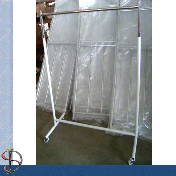 Quality Econoco Commercial Metal Clothing Display Rack For Garment Store Nest Shipping for sale