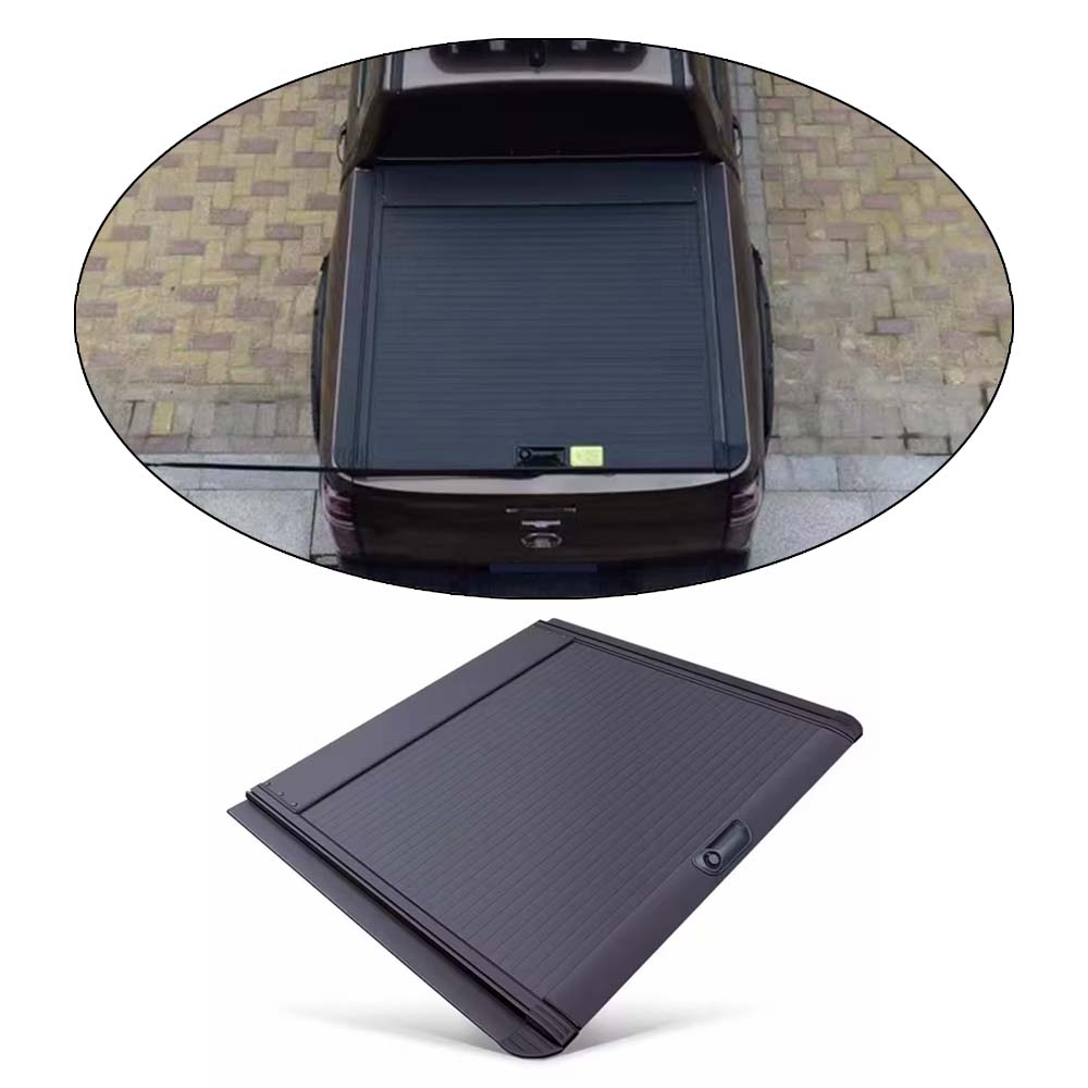 OEM Accepted Roll Up Tonneau Hard Roller Lid for 4X4 Pickup Truck Bed No-Drill Mount