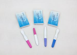 China High Accuracy HCG Pregnancy Checking Kit 5.5mm Midstream Urine Specimen FDA wholesale