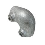 Galvanized Structural 90 Degree Elbow Key Clamp Fittings For 42mm Tube