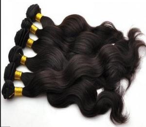 China Soft And Silky 100 Peruvian Human Hair / Loose Wave Hair Bundles No Nits wholesale