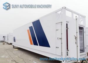 China 64000 L Mobile Refuel Station Container Oil Tank Trailer 40HQ Oil Storage Tank Container wholesale