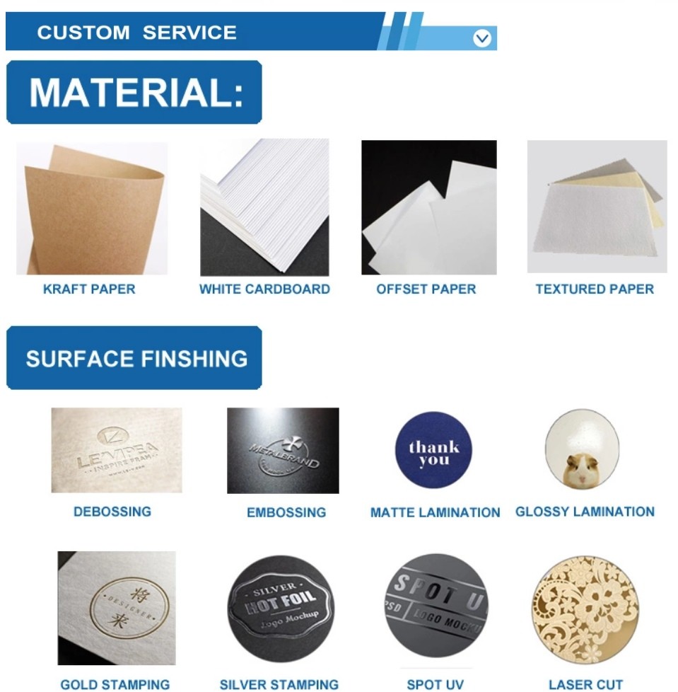 OEM UV Coating Kraft Offset Printed Paper Shopping Bags