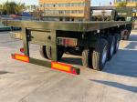 Container Flat Bed Deck Semi Trailer 3 Axle 20FT 40FT